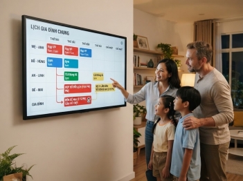 Cách phối hợp lịch gia đình giữa các thành viên