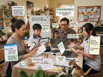 Dấu hiệu dùng quá nhiều công cụ quản lý gia đình