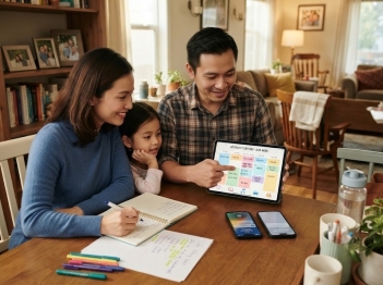 Cách quản lý lịch học của con bằng công nghệ