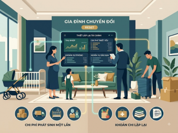 Quản lý tài chính khi gia đình thay đổi quy mô