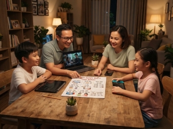 Vai trò của quy tắc sử dụng công nghệ trong gia đình