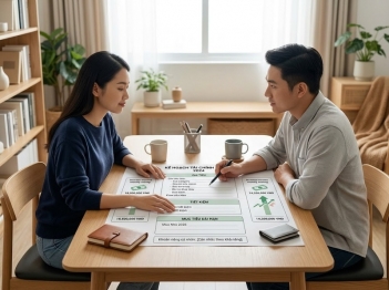Quyết định tài chính khi thu nhập chênh lệch giữa vợ chồng