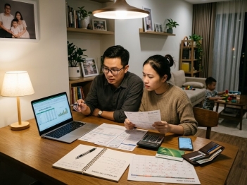 Rủi ro nợ gia đình đối với sức khỏe tài chính