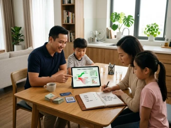 Phương pháp theo dõi thu chi gia đình hiệu quả