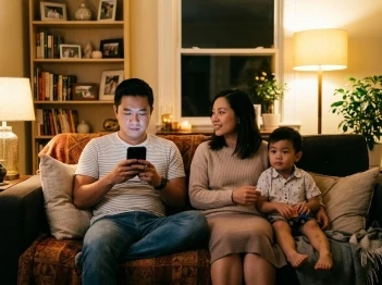 Thiết bị số ảnh hưởng thời gian gia đình như thế nào?