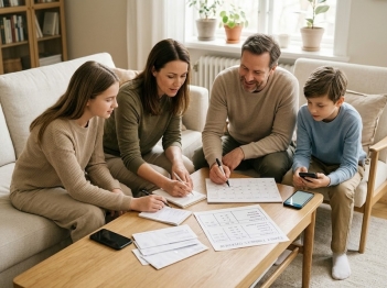 Cách xây dựng thói quen trao đổi tài chính gia đình