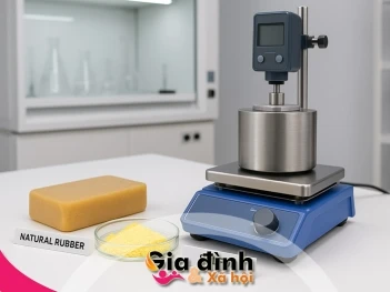 Tiến hành lưu hóa cao su thiên nhiên giữa Poliisopren và lưu huỳnh - Gia đình và Xã hội