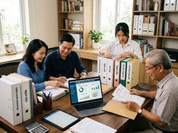 Cách tổ chức thông tin tài chính gia đình khoa học