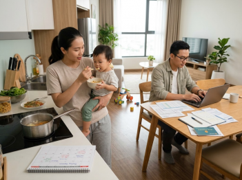 Cân bằng trách nhiệm tài chính và công việc chăm sóc