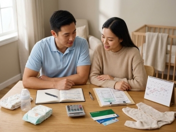 Những vấn đề cần trao đổi tài chính khi có con