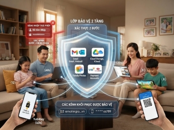 Vai trò xác thực hai bước cho tài khoản gia đình