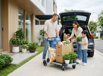 Kinh nghiệm chọn xe đẩy hàng phù hợp với nhu cầu gia đình