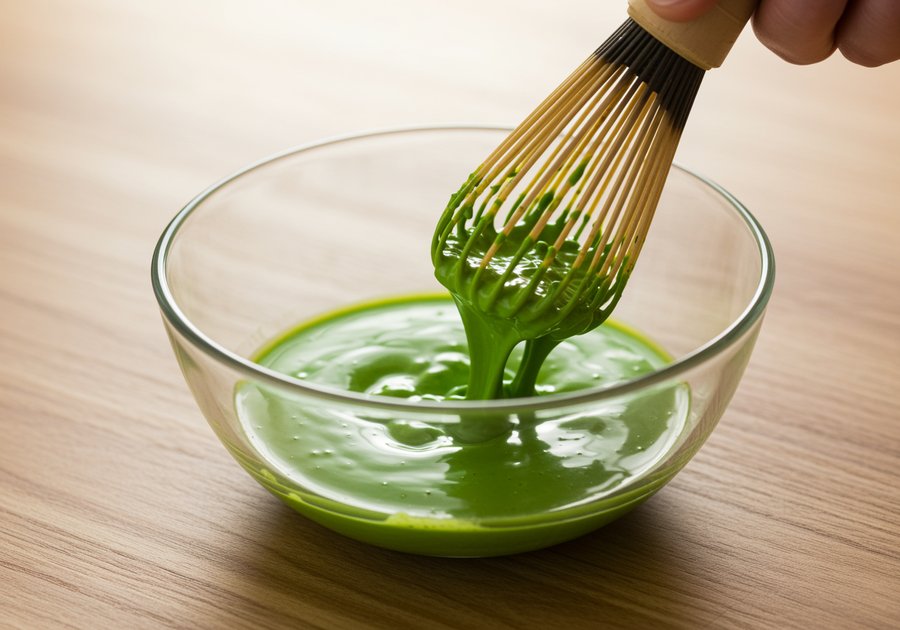 cách pha trà sữa thái xanh