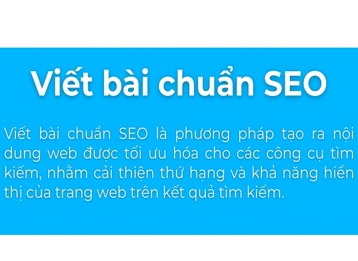 cách SEO nội dung bài viết