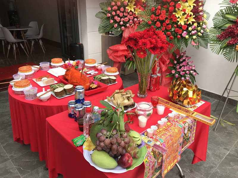 cúng khai trương đầu năm gồm những gì