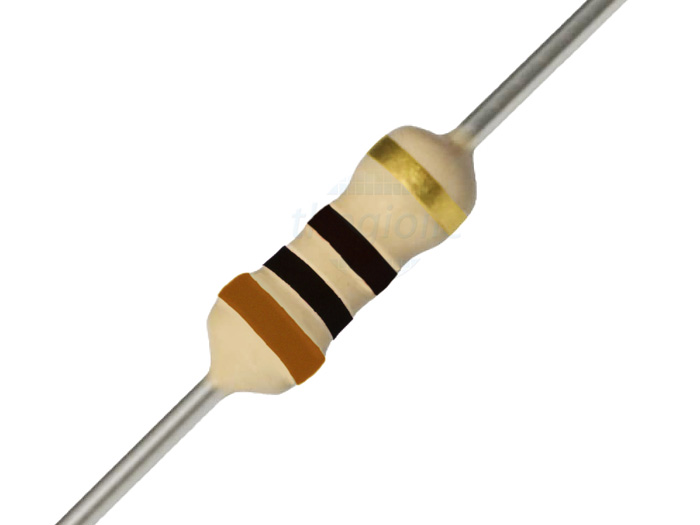 điện trở 10 ohm màu gì