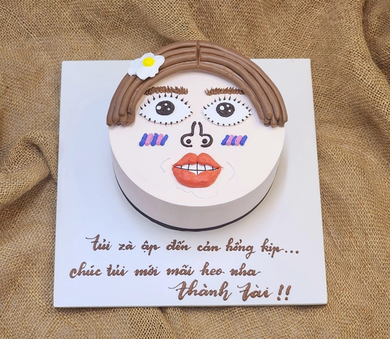 ghi bánh sinh nhật hài hước