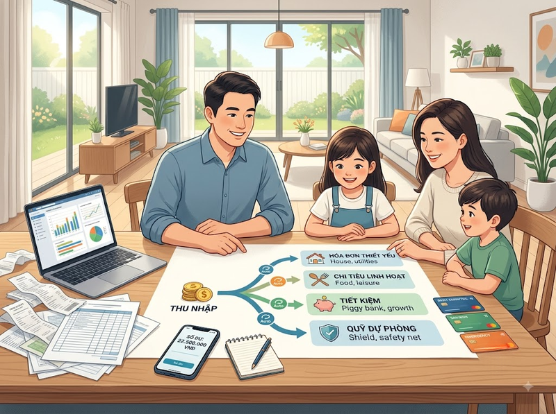 Cách đơn giản hóa hệ thống quản lý tài chính gia đình