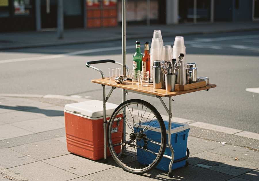 mở quán nước vỉa hè cần những gì