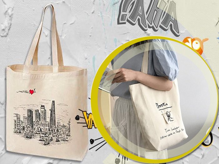 túi tote canvas và túi vải bố
